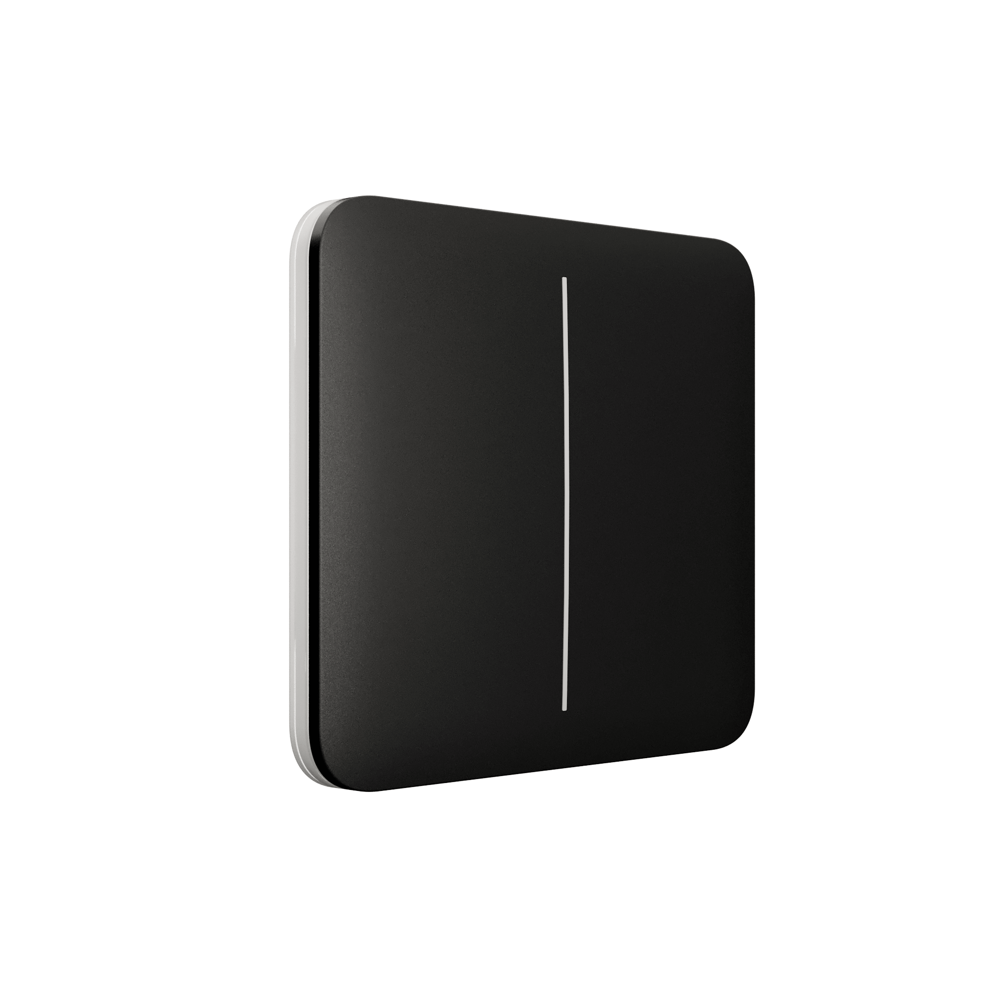AJAX Security - Black SoloButton 2-GANG