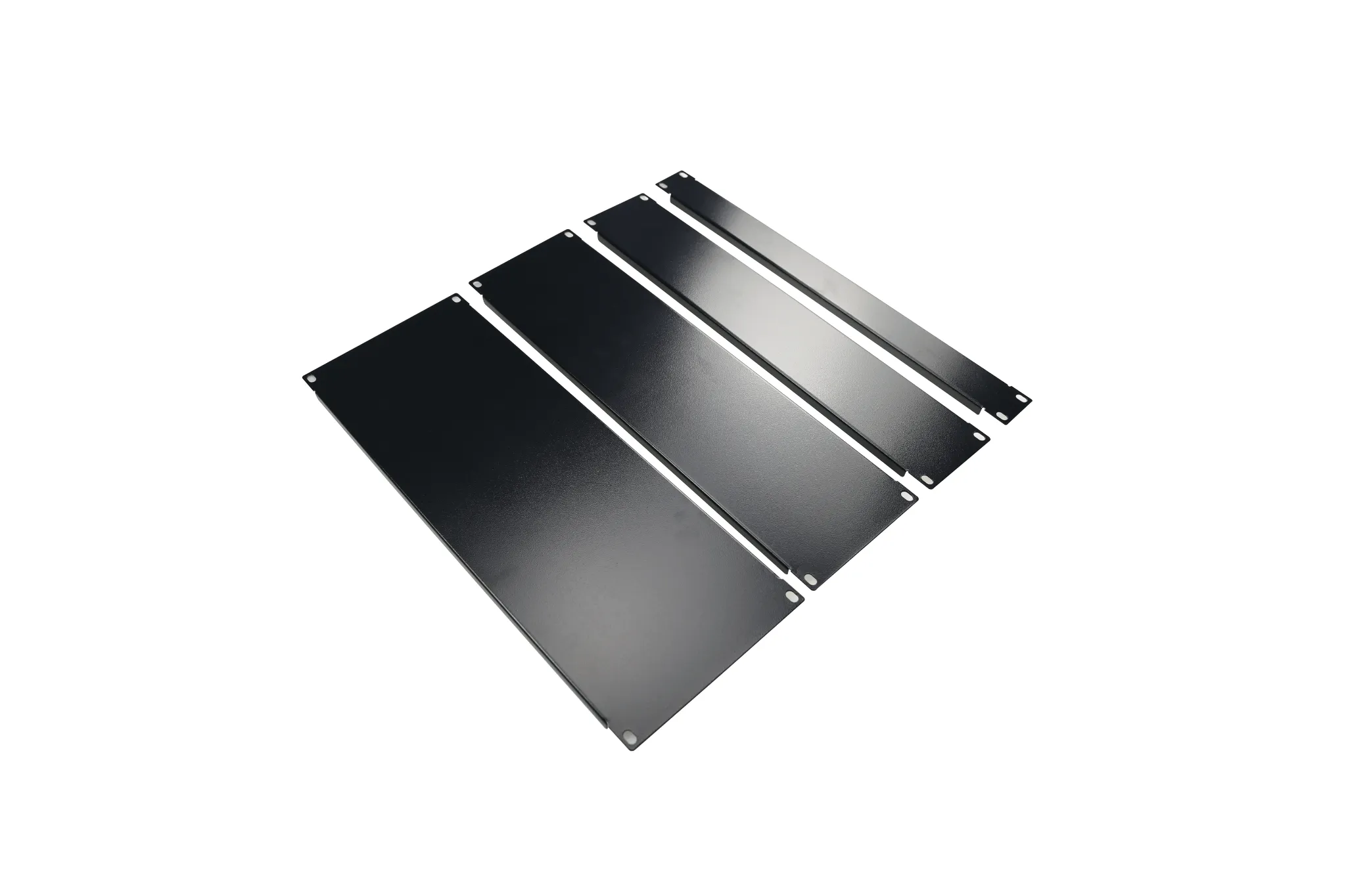 Acconet Blanking Plate, 2U, Black, 19"