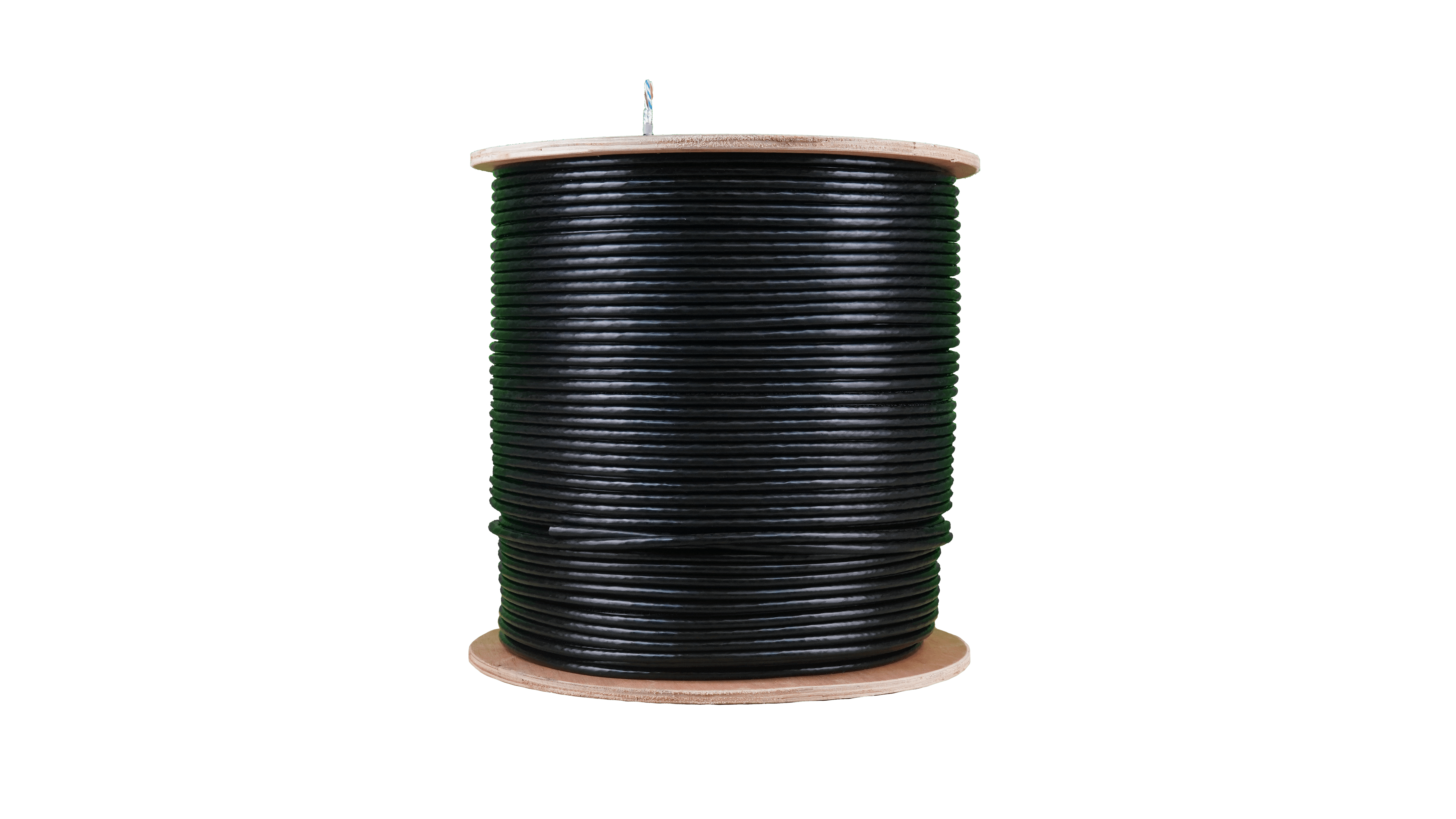 Acconet CAT5 UV Outdoor Ethernet Cable 500m Black Solid Copper SF/TP Pull Box