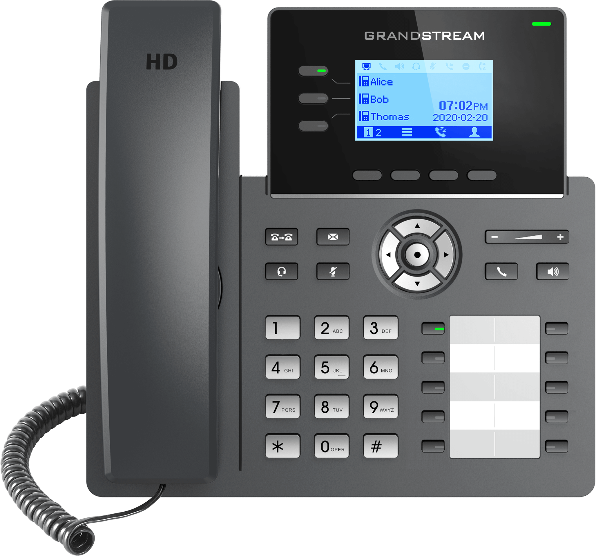 Grandstream 3-Line Gigabit Carrier Phone