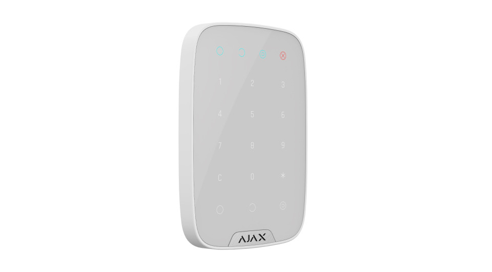 AJAX Security - Keypad Jeweller - Wireless White Indoor Keypad