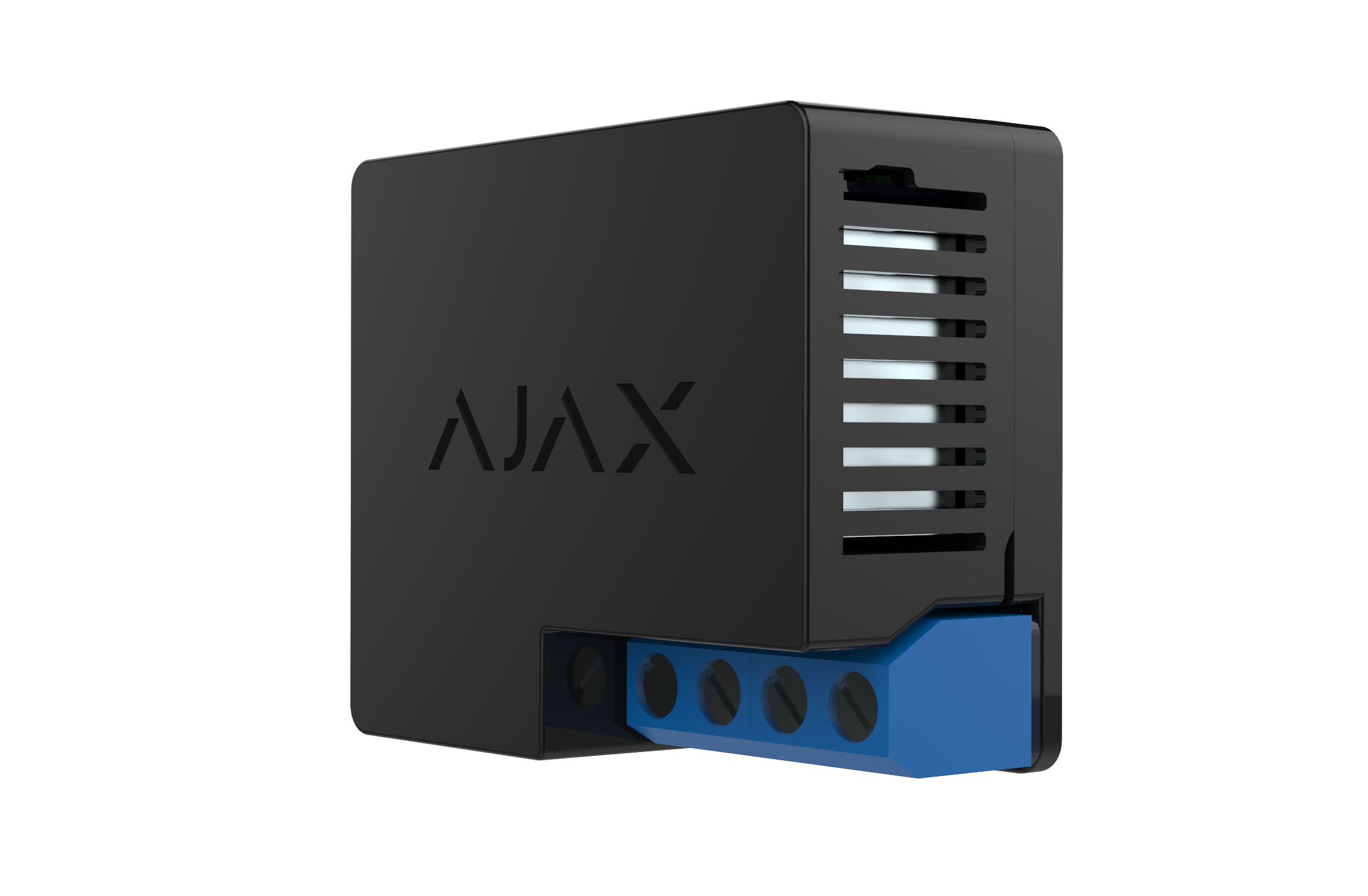 AJAX Security - Automation - Black WallSwitch, Power Relay to Control 100/230V Power Supply Remotely