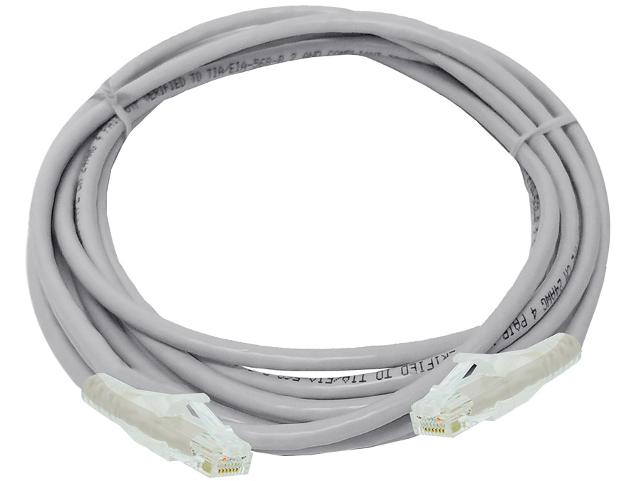 Linkbasic 3 Metre UTP Cat6a Flylead Grey