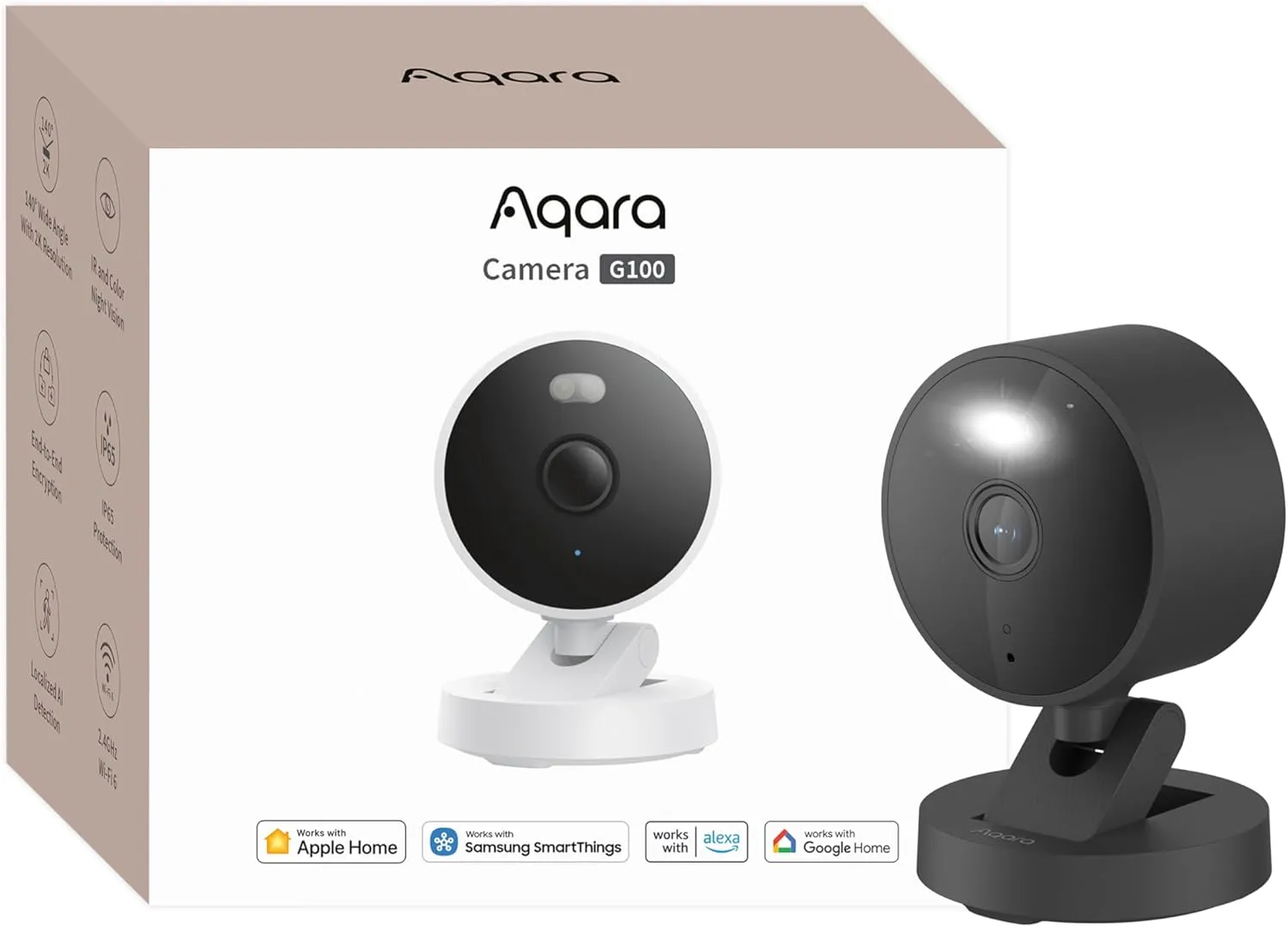 Aqara Select 2K Smart Security Camera Black