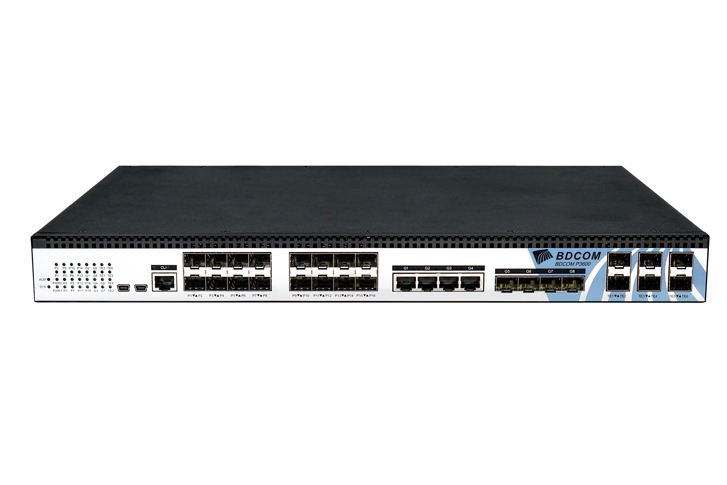 BDCOM 16 Port EPON L3 OLT Headend - Dual Hot-Swap PSU