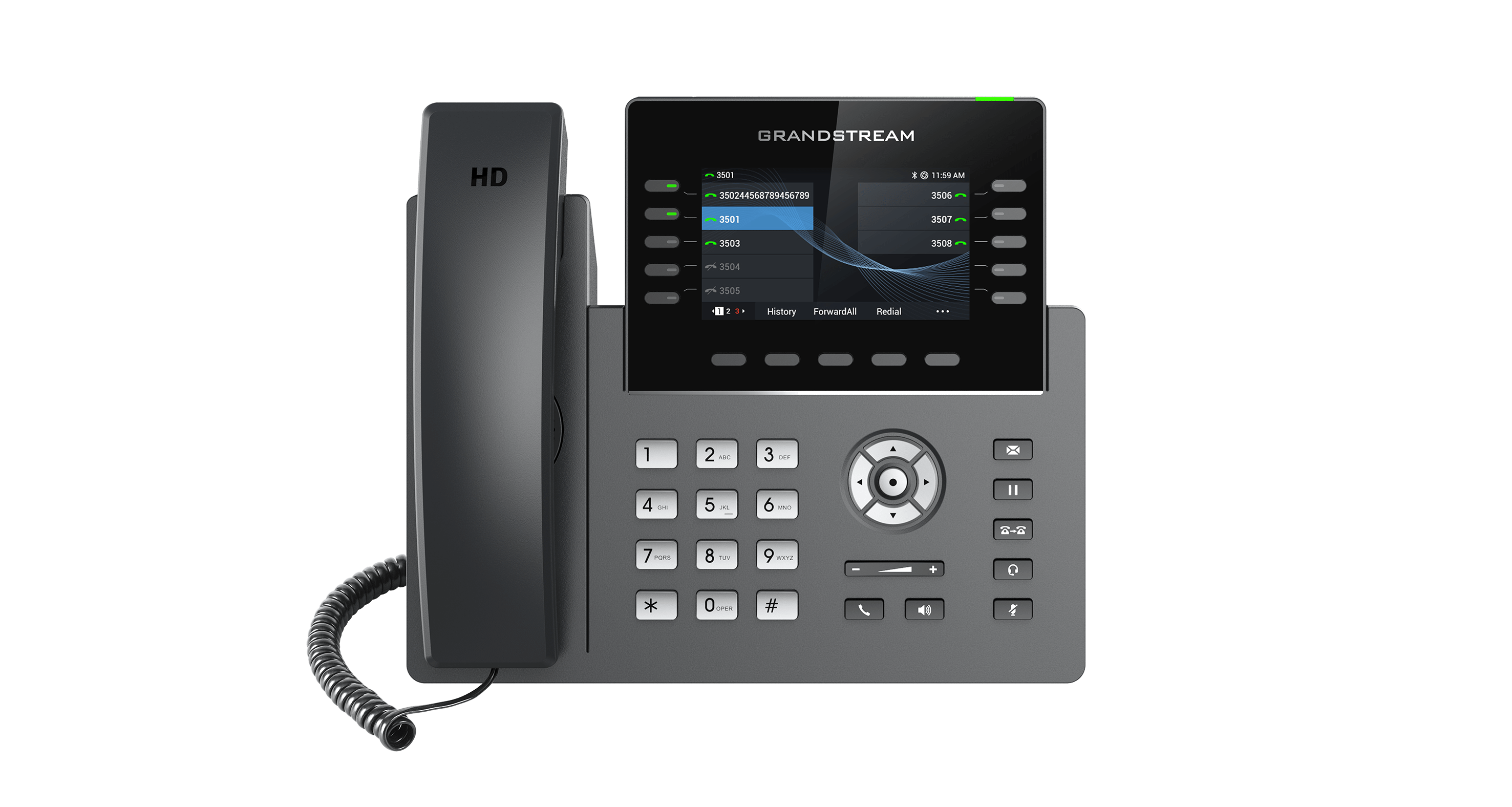 Grandstream 10 Line Carrier Wi-Fi Desk Phone