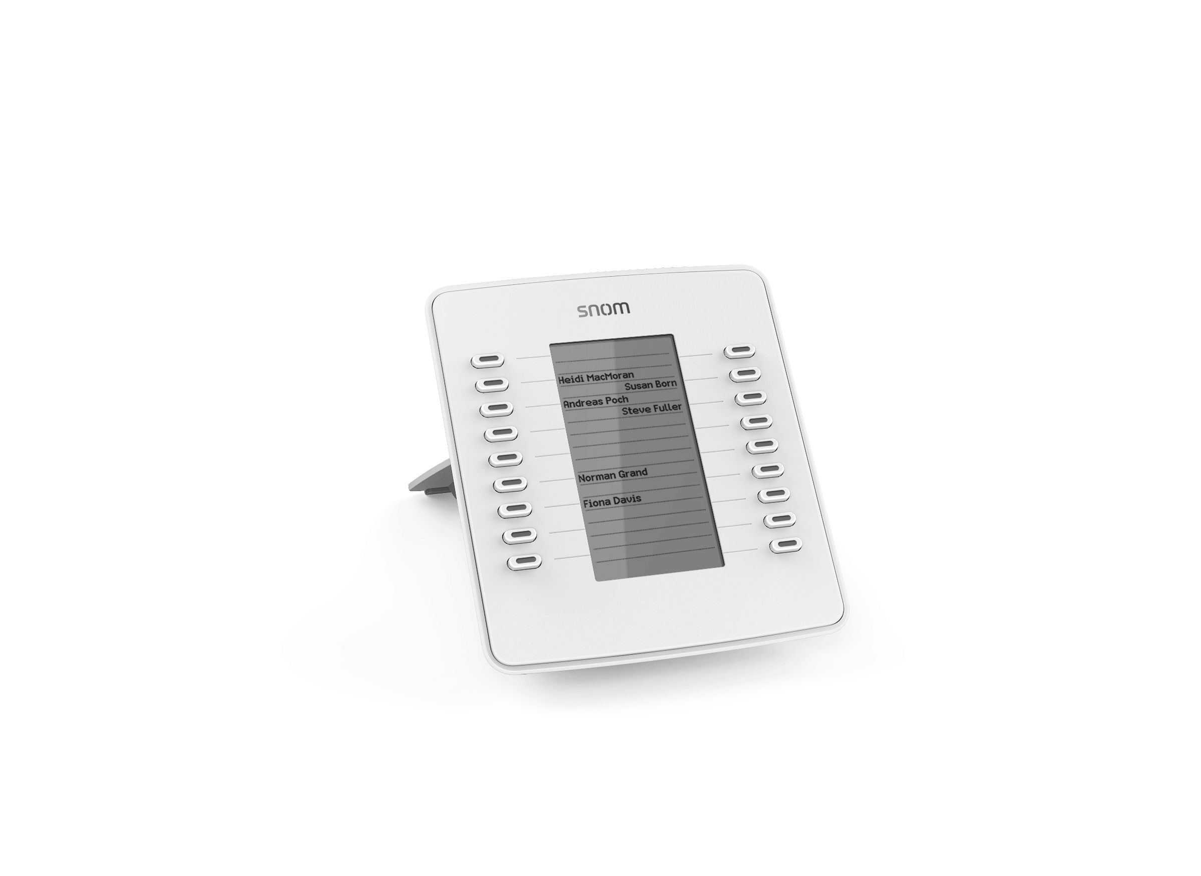 Snom D7 Expansion Module in White - USB - Supports Dxx Series with USB