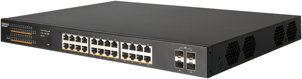 Edge-Core 28 Port Gb Websmart PoE Switch
