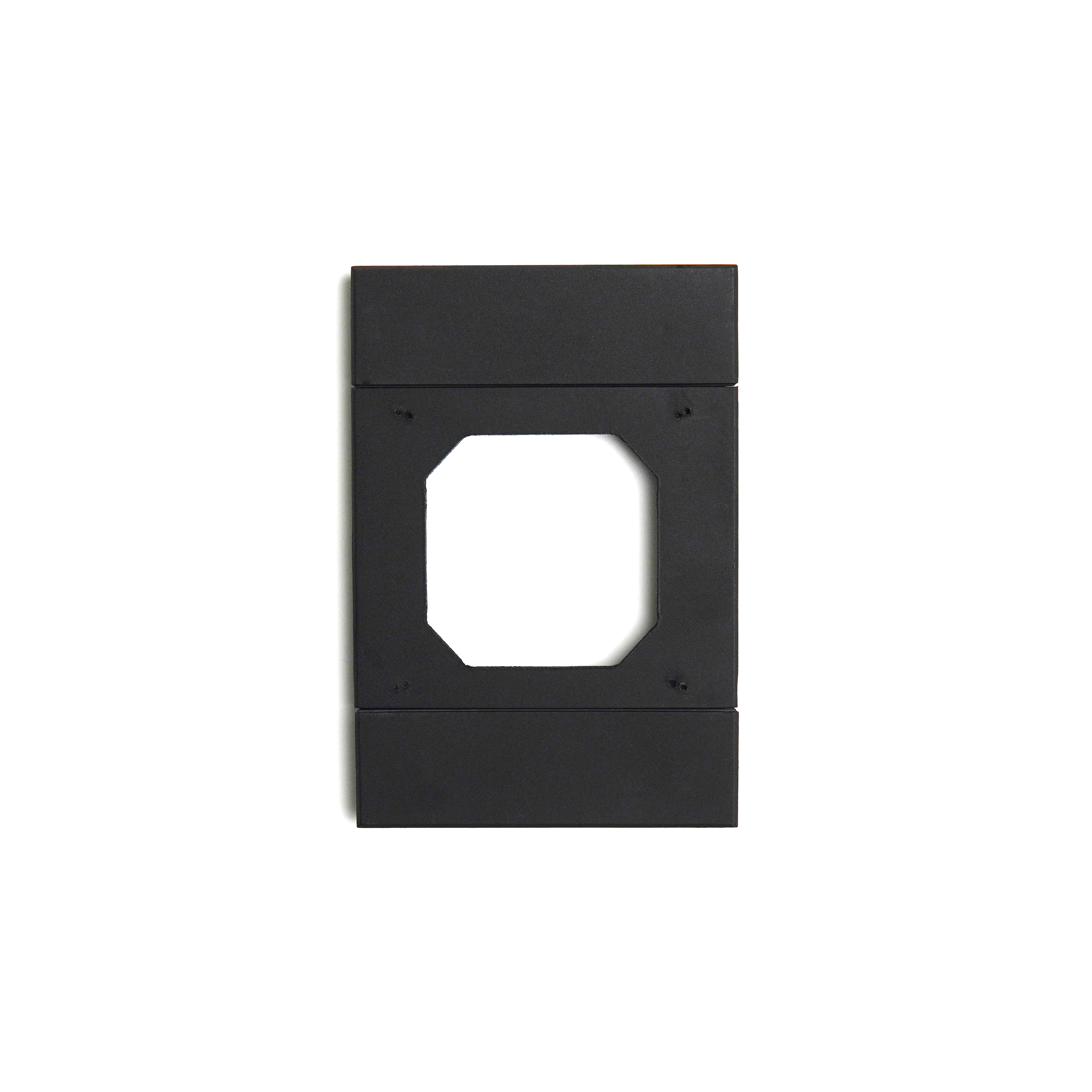 Acconet IoT 4x2 Smart Wall Switch Adapter Plate, Black