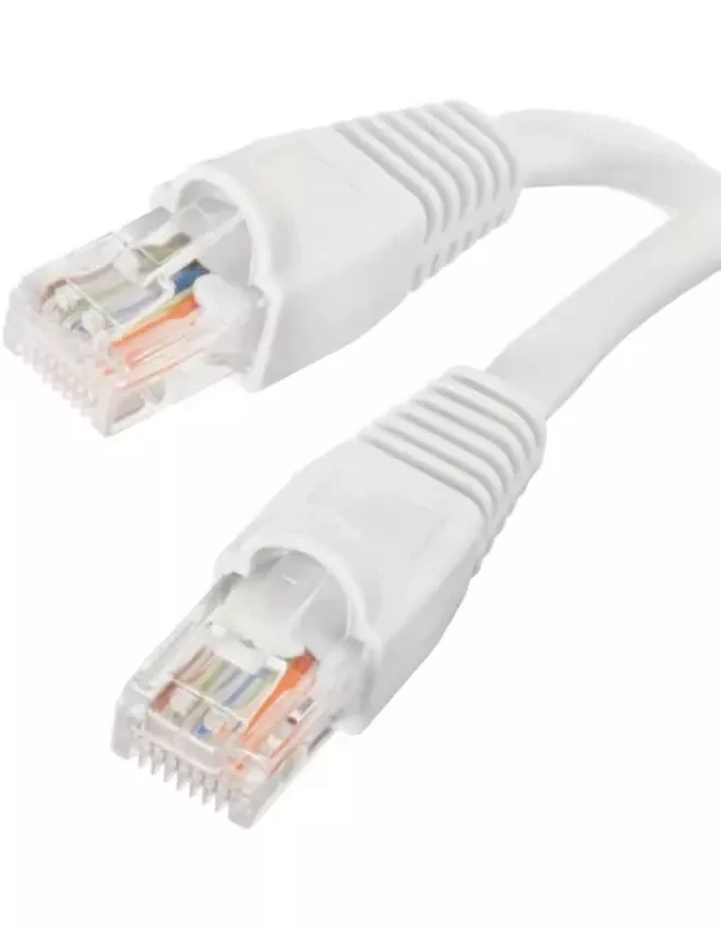 Acconet CAT6 0.5m UTP Flylead (Patch Lead) White