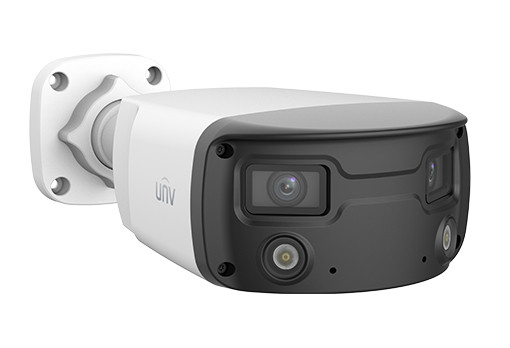 Uniview UNV 4MP ColorHunter OmniView Dual Lense 160° Fixed Bullet IP Camera 2x4mm