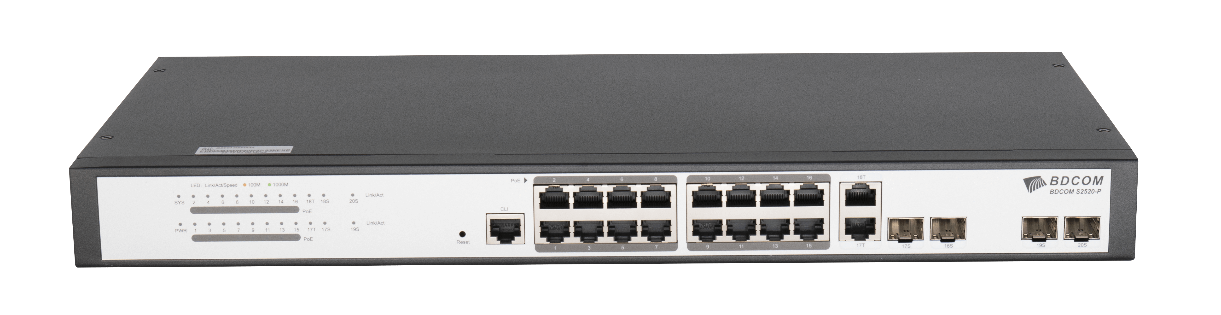 BDCOM 16 Port Gigabit PoE Switch