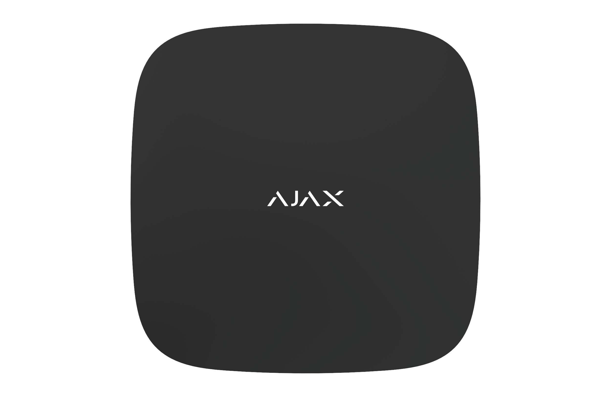 AJAX Security - Hub 2 Black Plus with Advanced Control Panel, Alarm Photo Verification, 2 Sim, ETH, and Wi-Fi