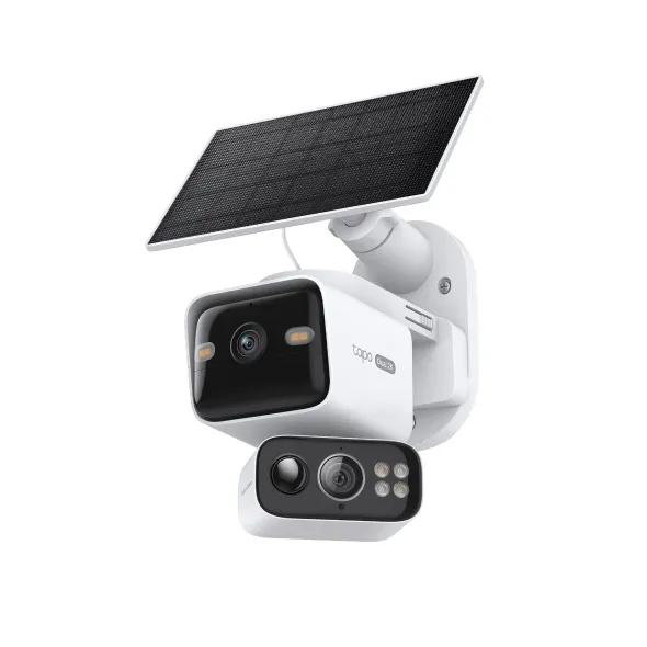 TP-Link Tapo 2K Dual-Lens Pan/Tilt Solar Wi-Fi Security Camera Kit