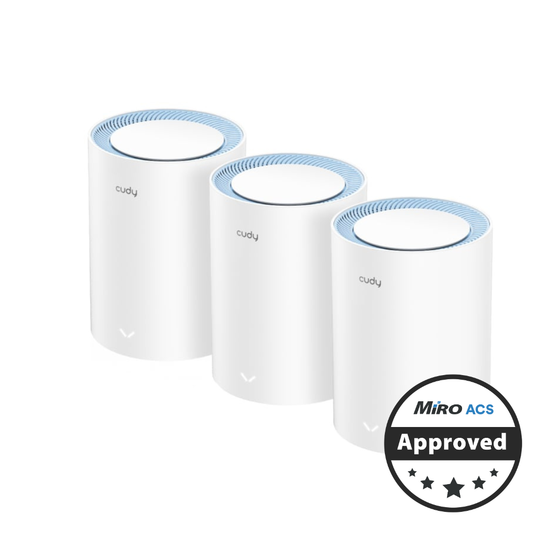 Cudy Dual Band 1200Mbps WiFi 5 Fast Ethernet Mesh 3 Pack