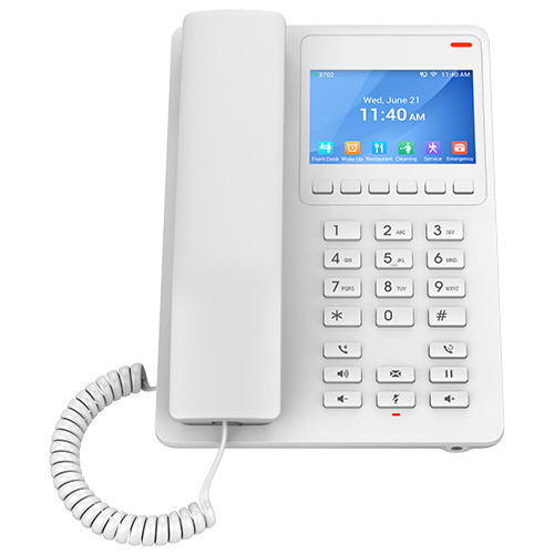 Grandstream 2 Line 3.5'' Color LCD Hotel Phone White