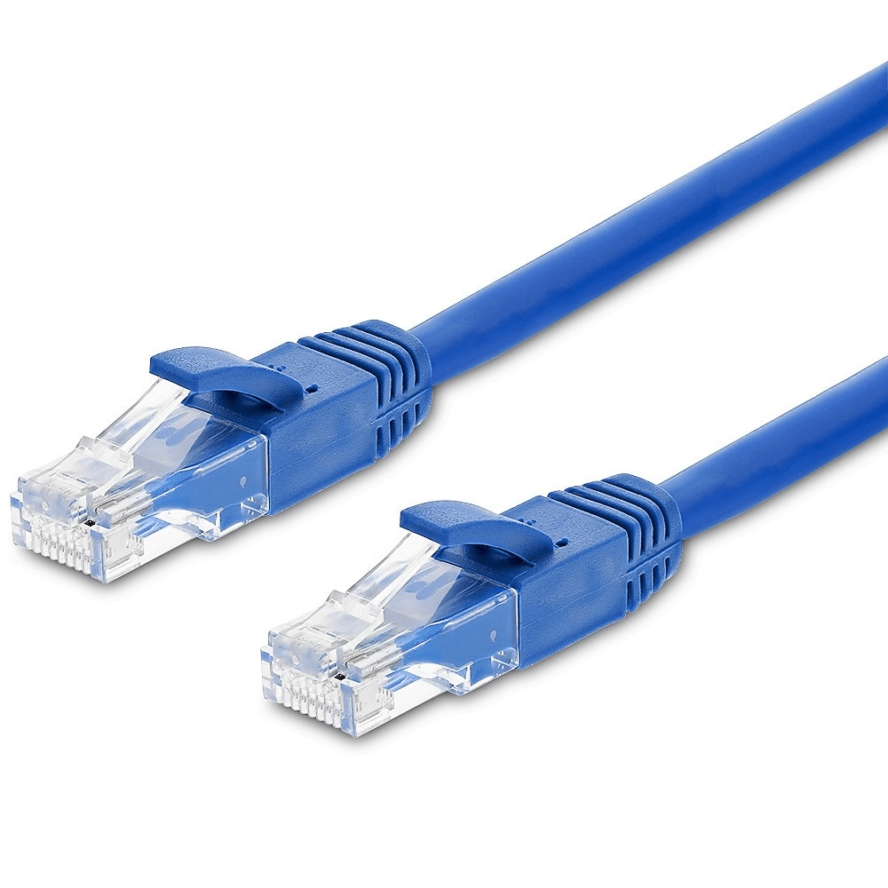 Acconet CAT6 1m UTP Flylead (Patch Lead) Blue