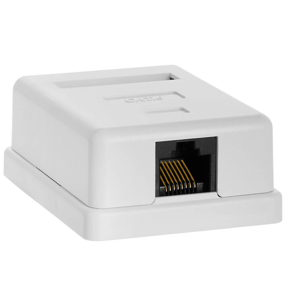 Acconet CAT6 Single RJ45 Wall Box