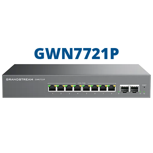 Grandstream Enterprise 8 port Lite Cloud Managed 2.5GbE PoE Switch