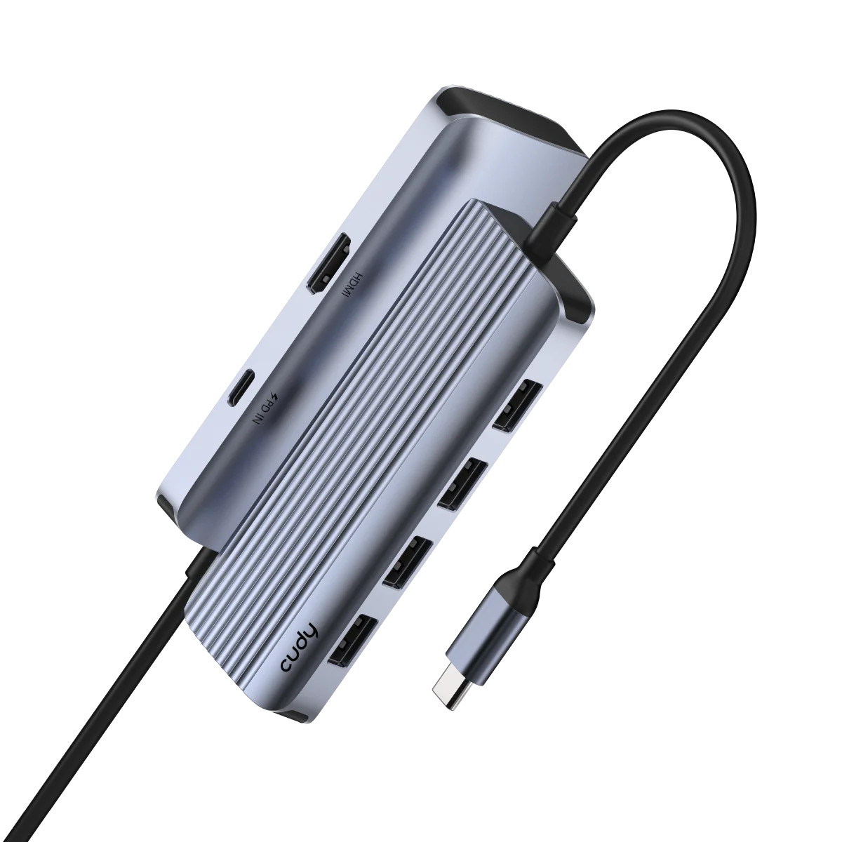 Cudy 6-in-1 4K 5Gbps USB-C HDMI Hub