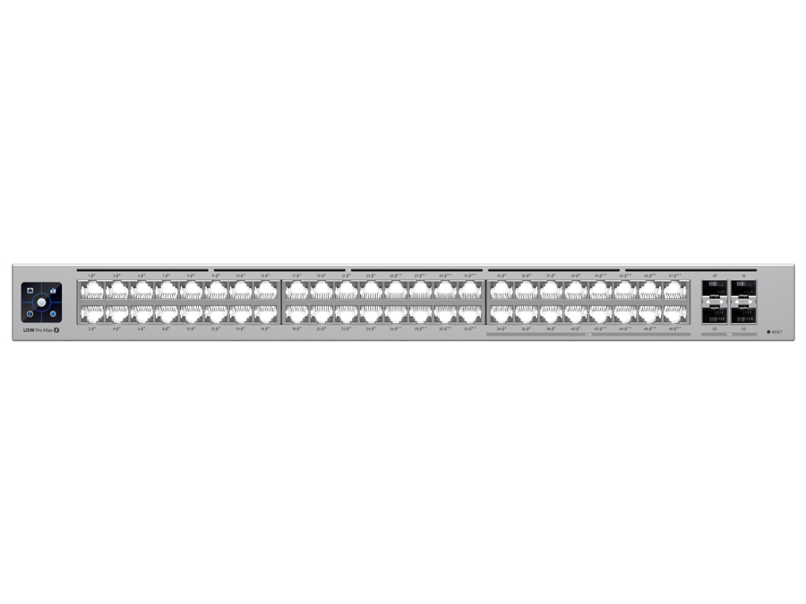 Ubiquiti UniFi Pro Max Switch 48 with 32PoE 16x 2.5Gbps PoE++ 720W