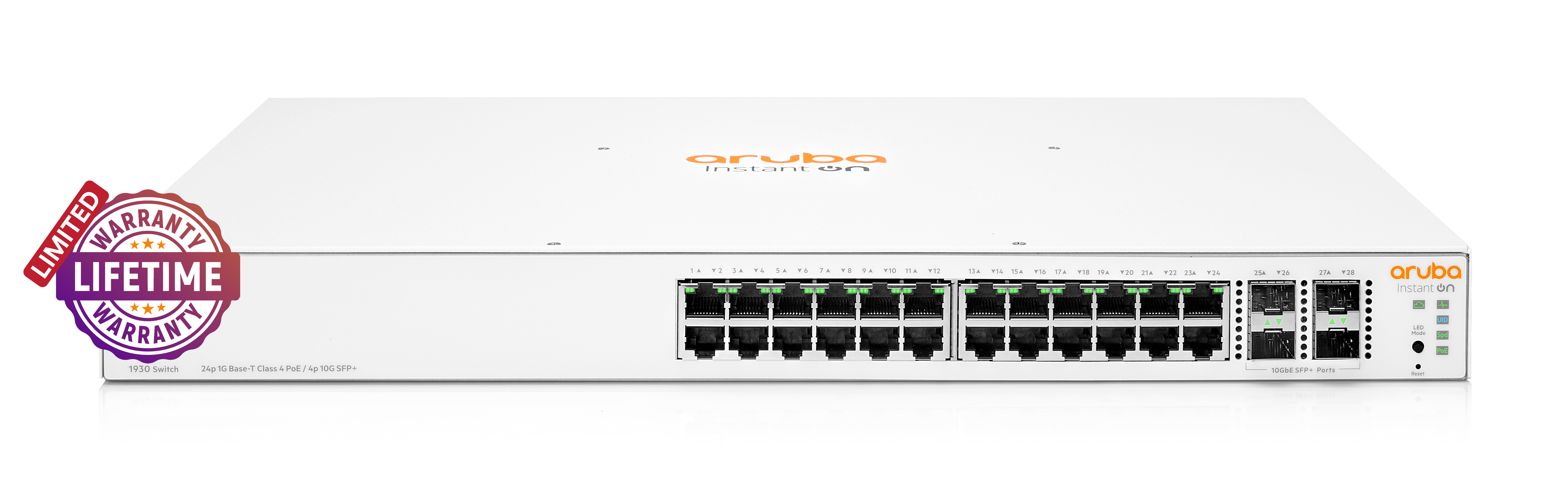 HPE Networking Instant On 1930 4SFP + 24 Port 195W Switch