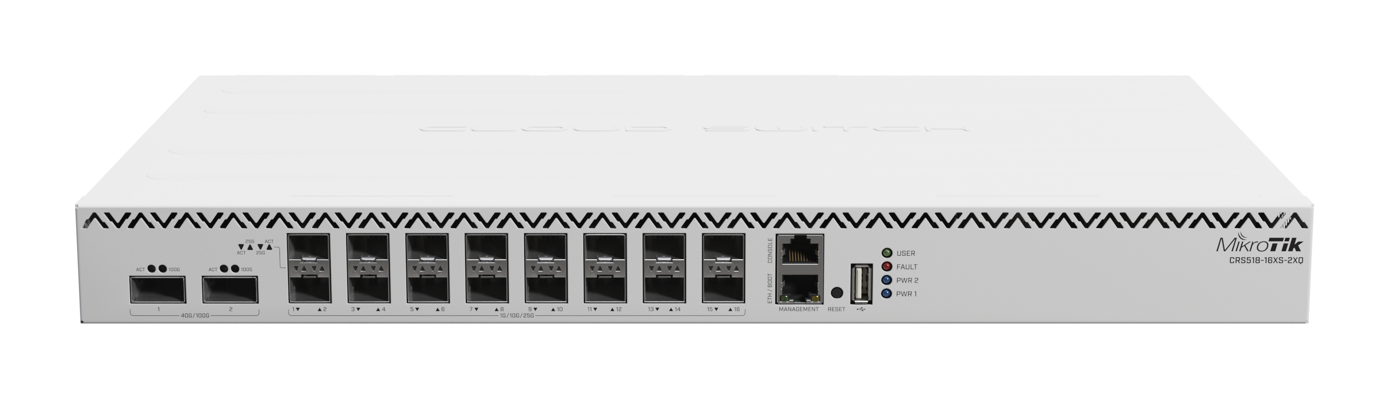 MikroTik Cloud Router Switch 16 Port SFP28 2 QSFP28