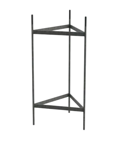 Lattice Mast Casting Cage Galvanised Y-Base Assembly