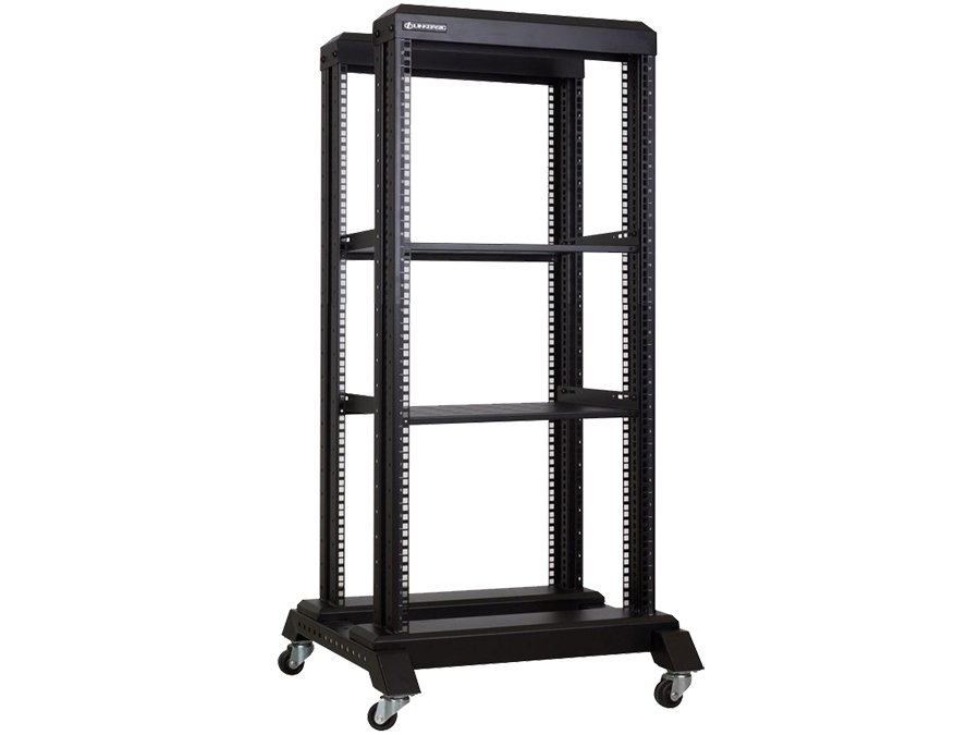 Linkbasic 22U 600 Deep Open Rack & 2 Shelves