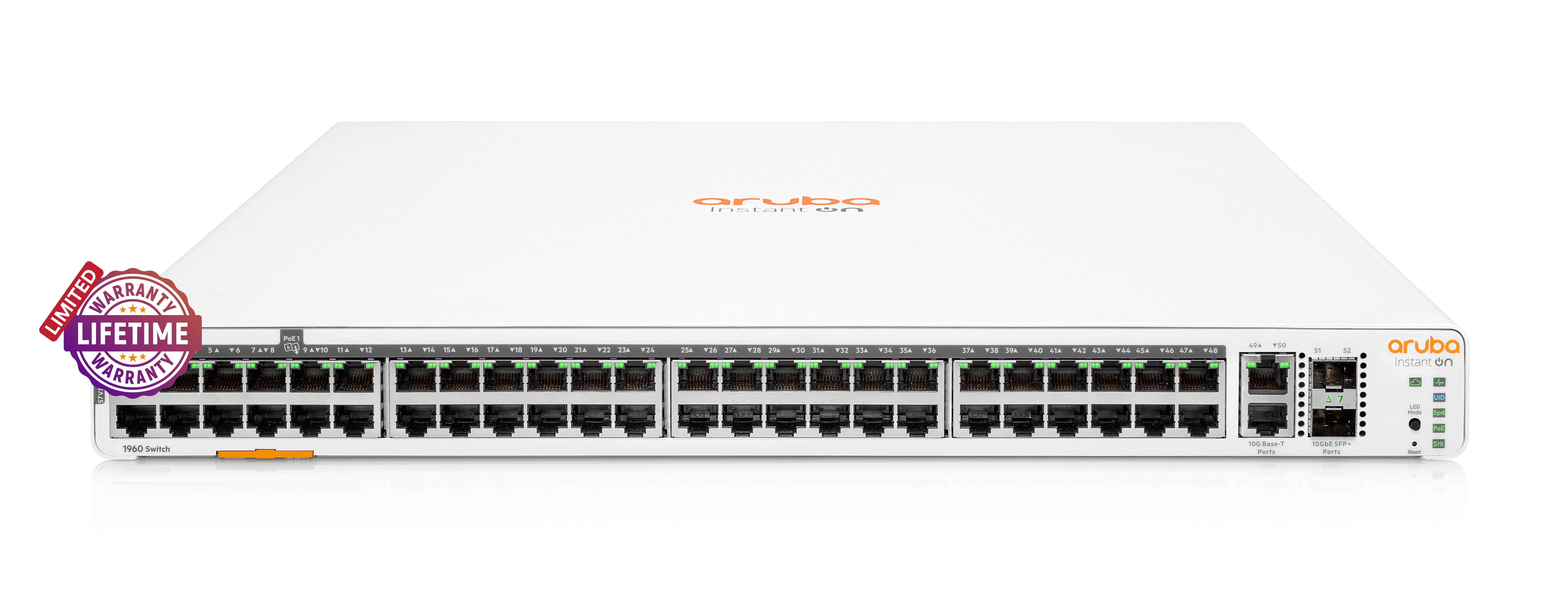 HPE Networking Instant On 1960 2SFP+ 48 Port 600W Switch