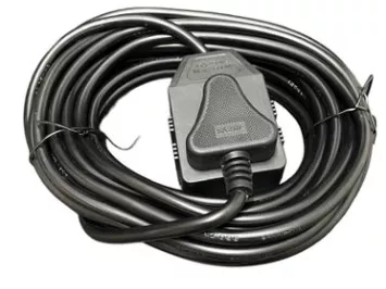 Acconet Double Coupler 16Amp 10 Meter Black Extension Cord