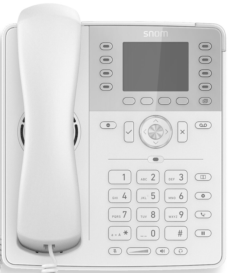 Snom D735 12-Line White Desktop SIP Phone