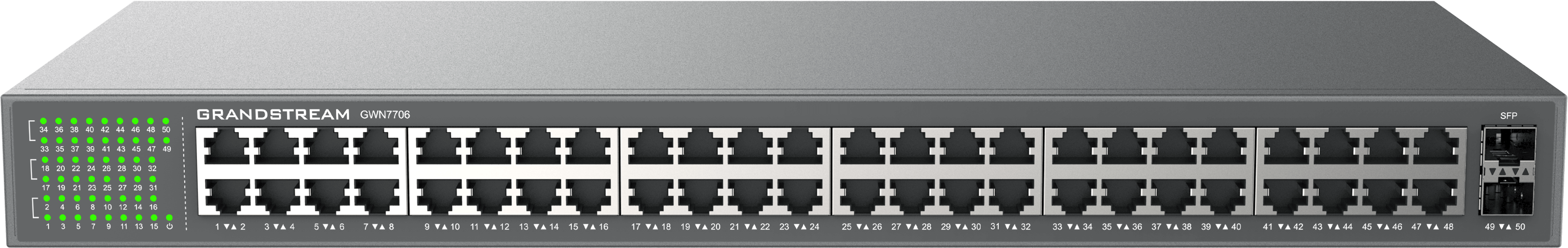 Grandstream Enterprise 48 port Unmanaged GbE Switch