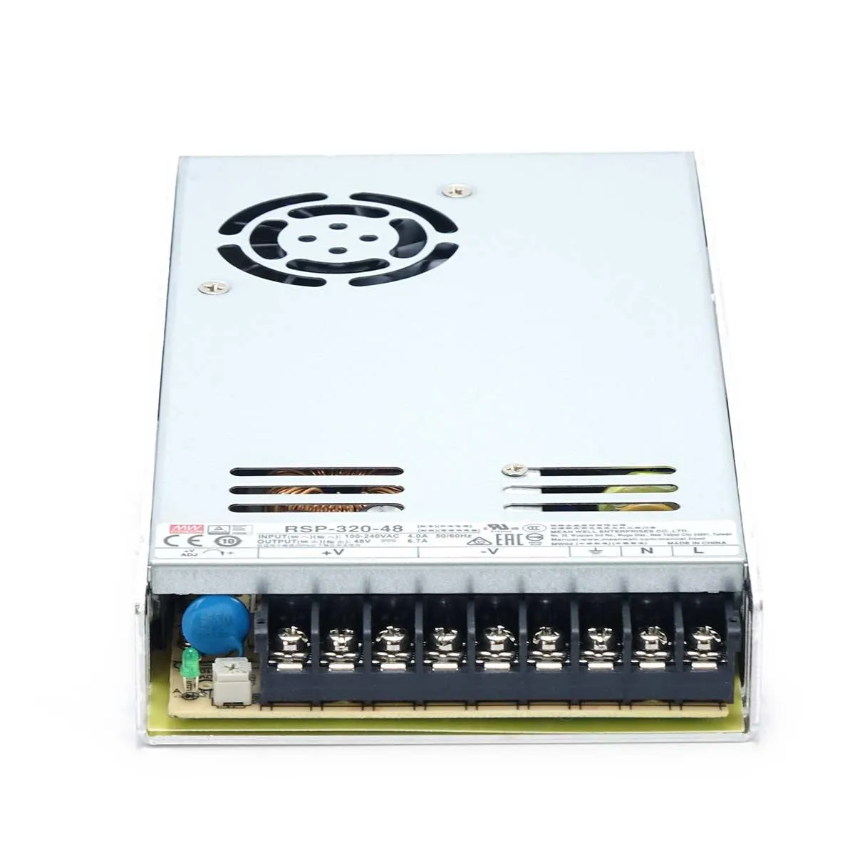 Mean Well 320W Single Output Enclosed AC-DC Power Supply 48VDC