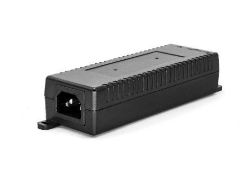 Gigabit Power over Ethernet (PoE) Injector. 48V, 0.575A, Passive, 30W