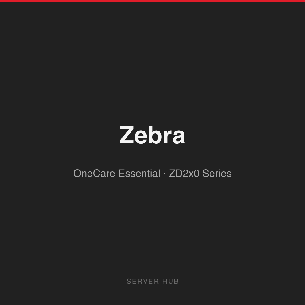 Zebra OneCare Essential for ZD2x0 Series (3 Years)