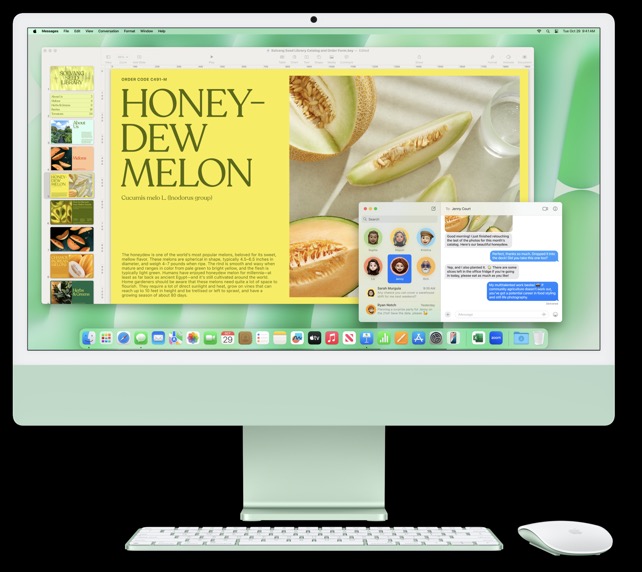 Apple iMac 24-inch Retina 4.5K Display M4 (8C CPU, 8C GPU) 16GB 256GB SSD Green