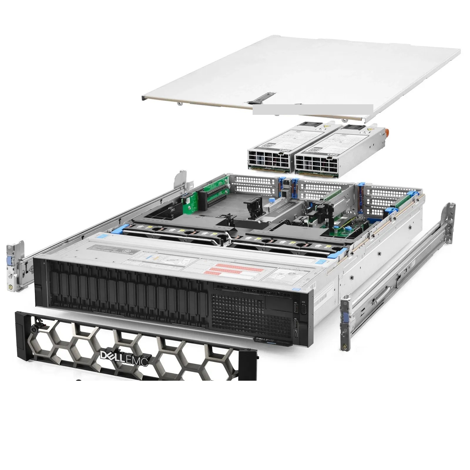 Dell PowerEdge R740 16-Bay SFF Server 2.60Ghz 36-Core 64GB RAM 480GB SSDs Rails