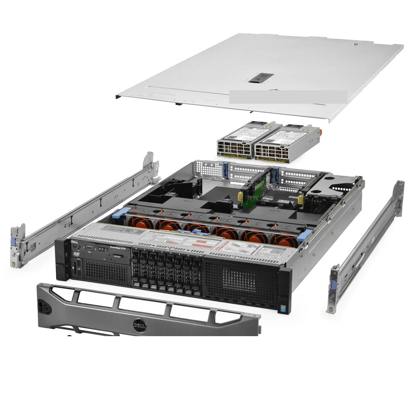 Dell PowerEdge R730 Energy-Efficient Server 2.30Ghz 20-Core 64GB RAM + Rails