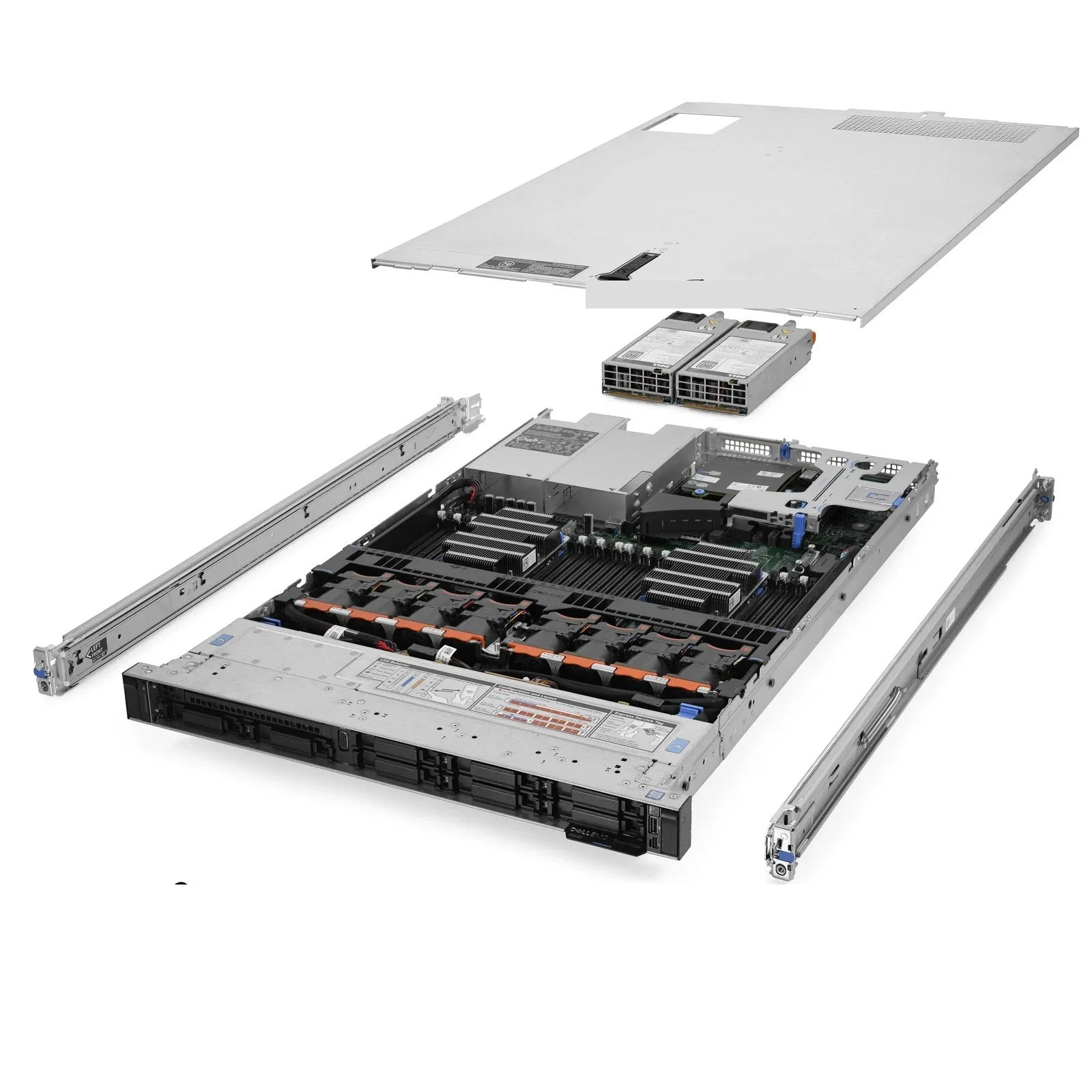 Dell PowerEdge R640 Server 8-Bay SFF 3.00Ghz 24-Core 64GB RAM + 3.6TB HDDs Rails