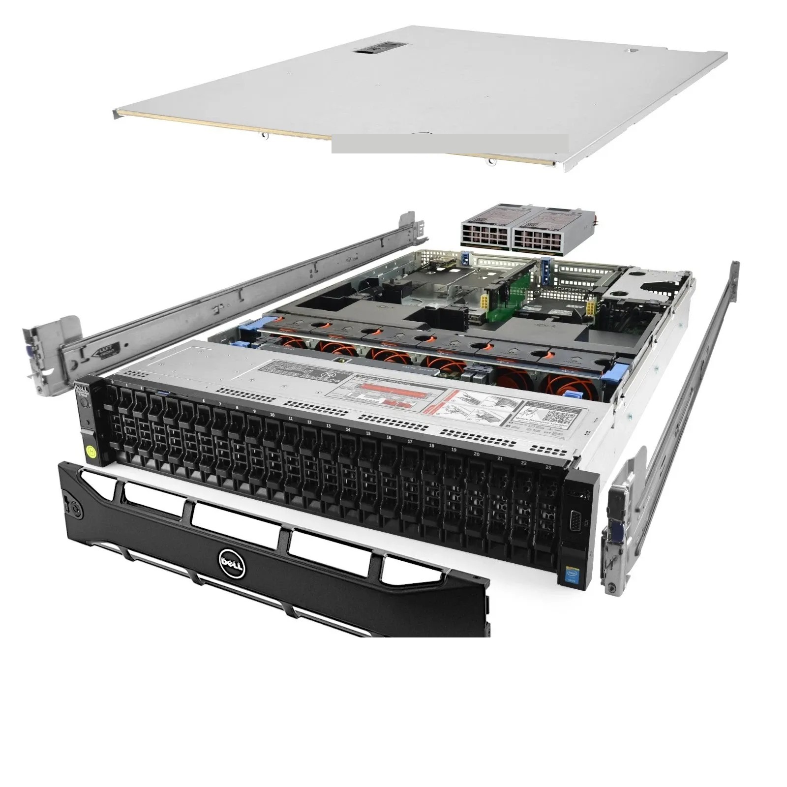 Dell PowerEdge R730xd Server 24-Bay SFF 2.40Ghz 28-Core 128GB RAM Rails Hosting