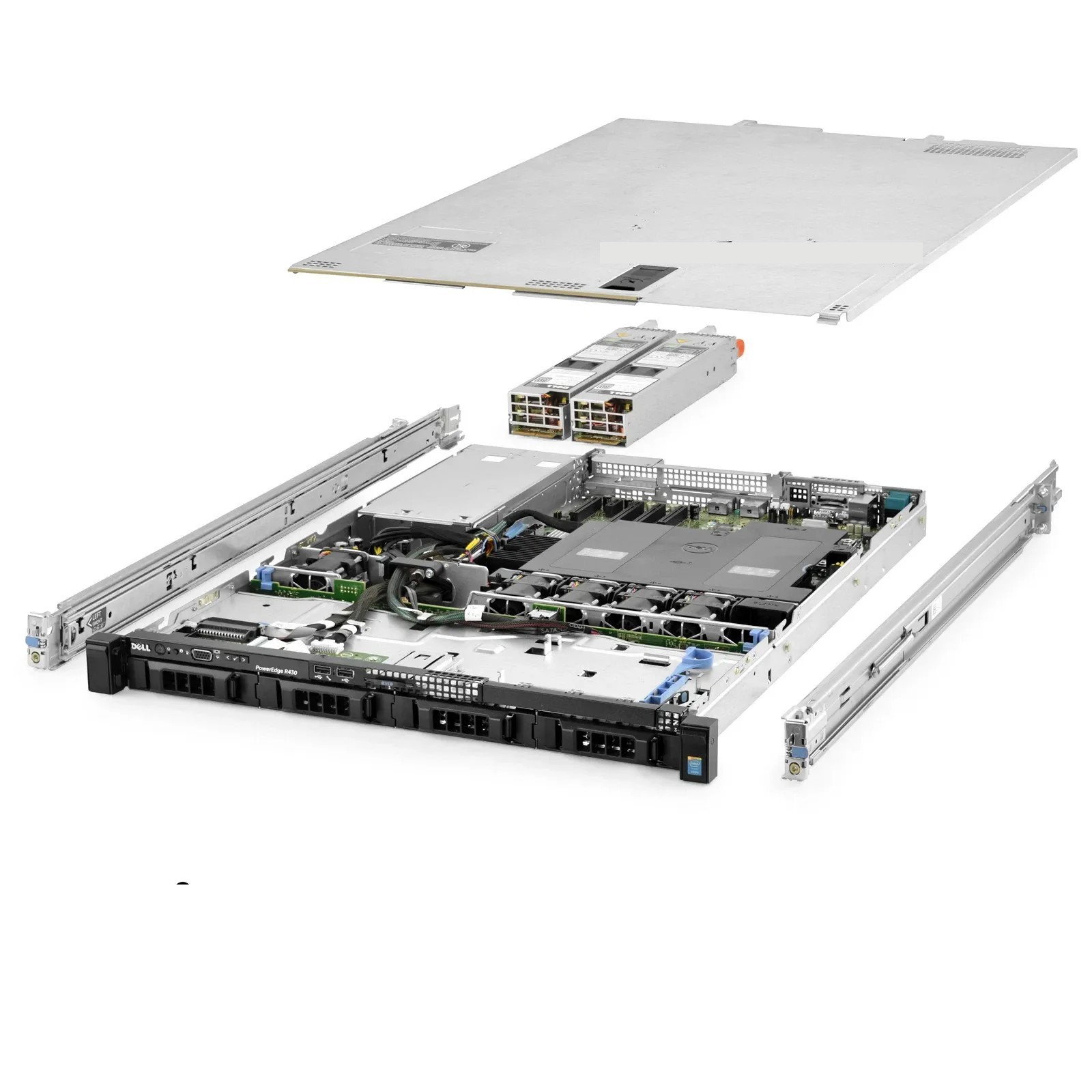 Dell PowerEdge R430 Server 4B LFF 2.30Ghz 20-Core 32GB RAM + 4x Caddies + Rails