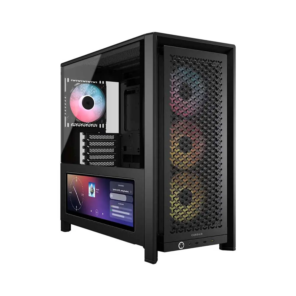 Corsair Frame 4000D LCD RS ARGB Mid-Tower PC Case with Xeneon Edge 14.5" LCD Touchscreen - CC-9011326-WW