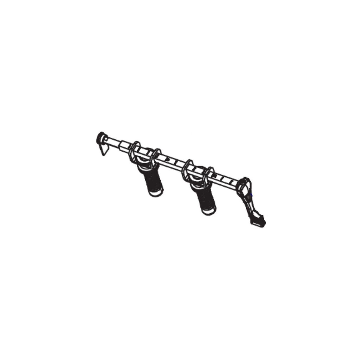 Zebra 220 Series Pivot Bar Kit with Toggle Assemblies