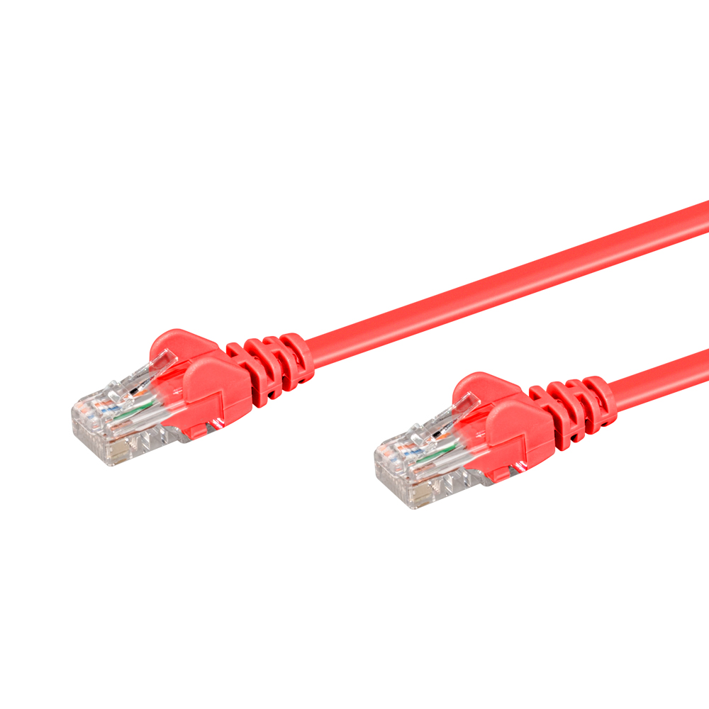 30M CAT5E Moulded Flylead - Red