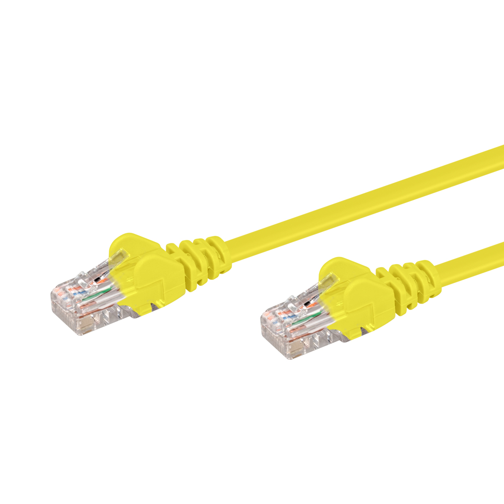 15M CAT5E Moulded Flylead - Yellow