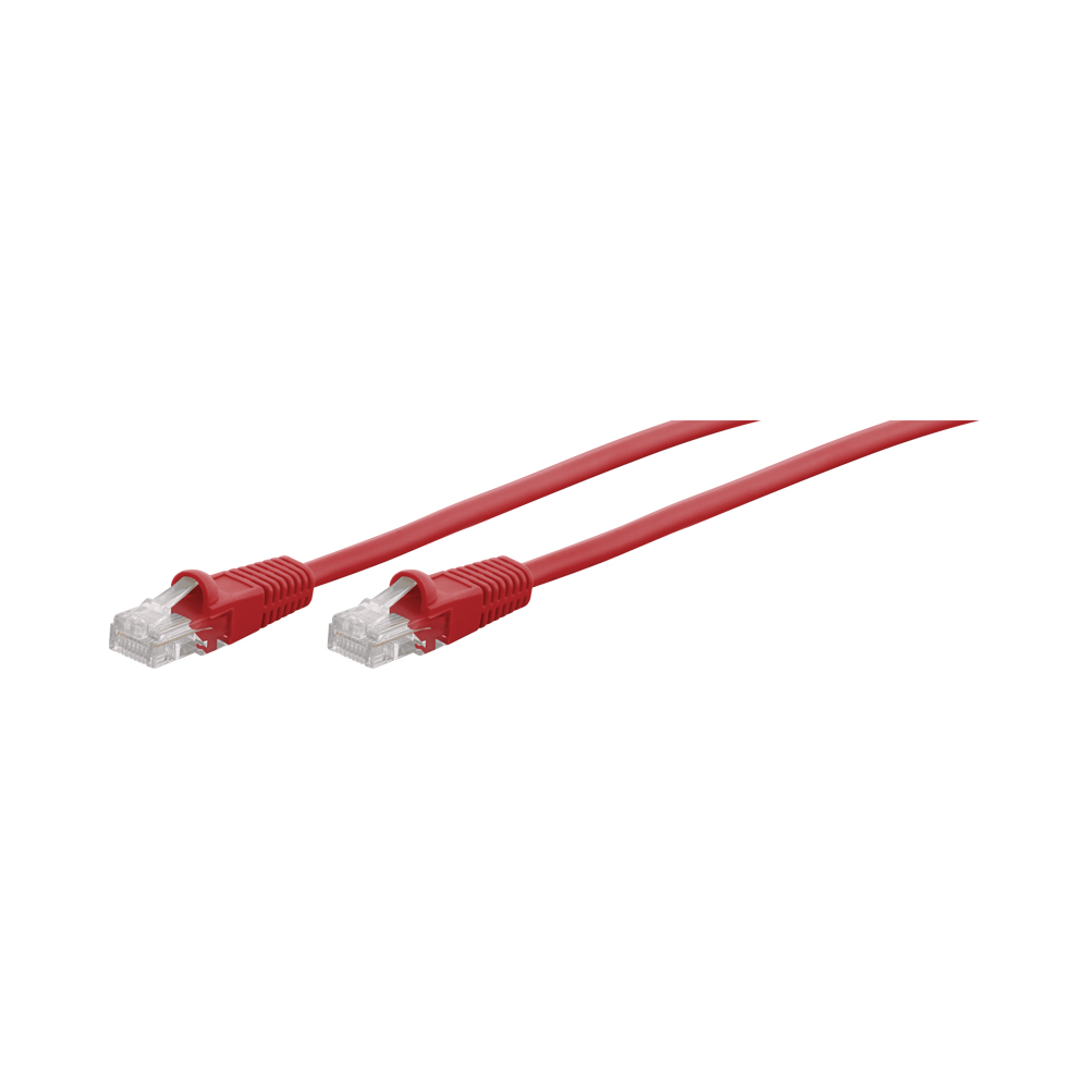 15M CAT5E Moulded Flylead - Red