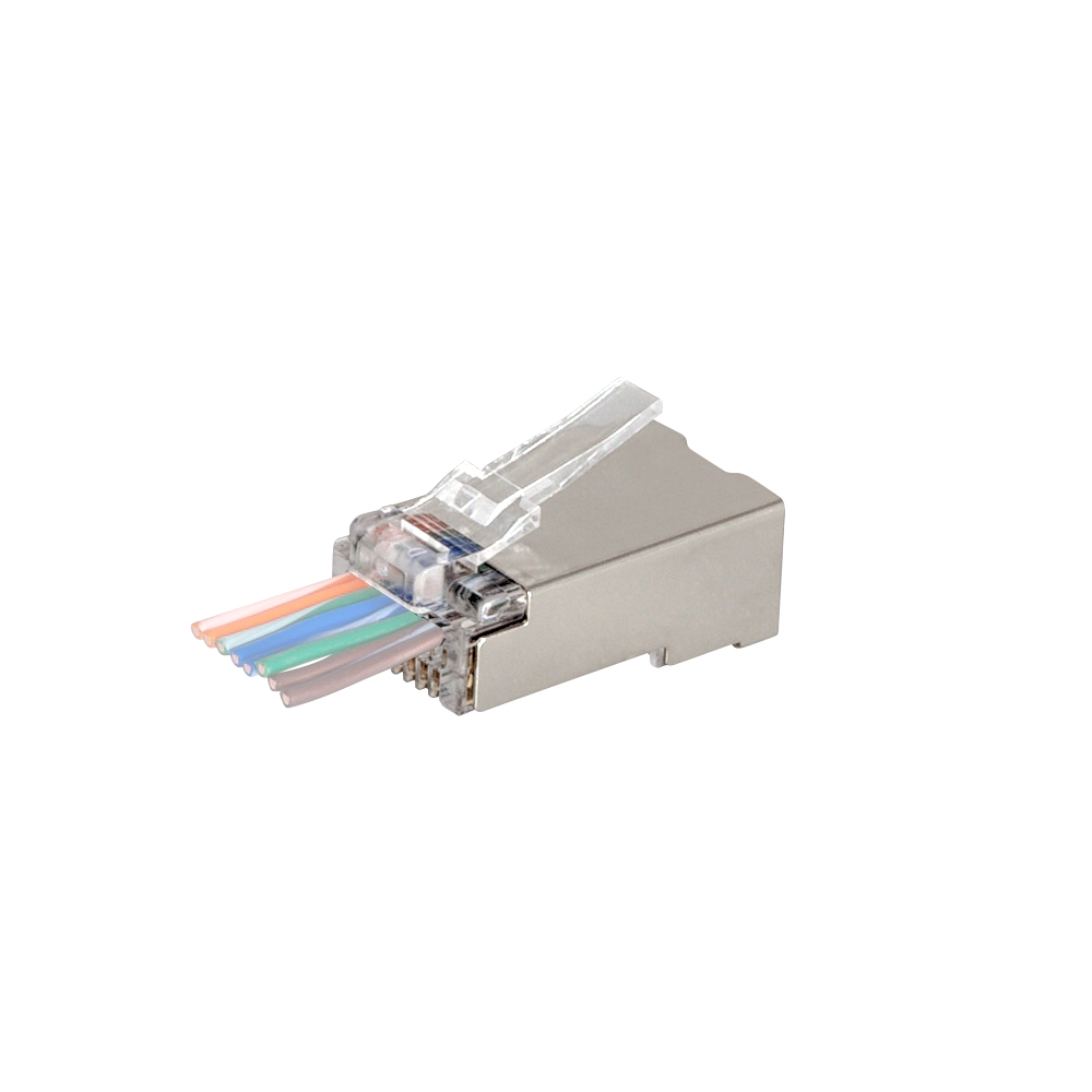 ProsKit CAT6 Shielded Ezcon Passthrough Connector (100 Pieces)