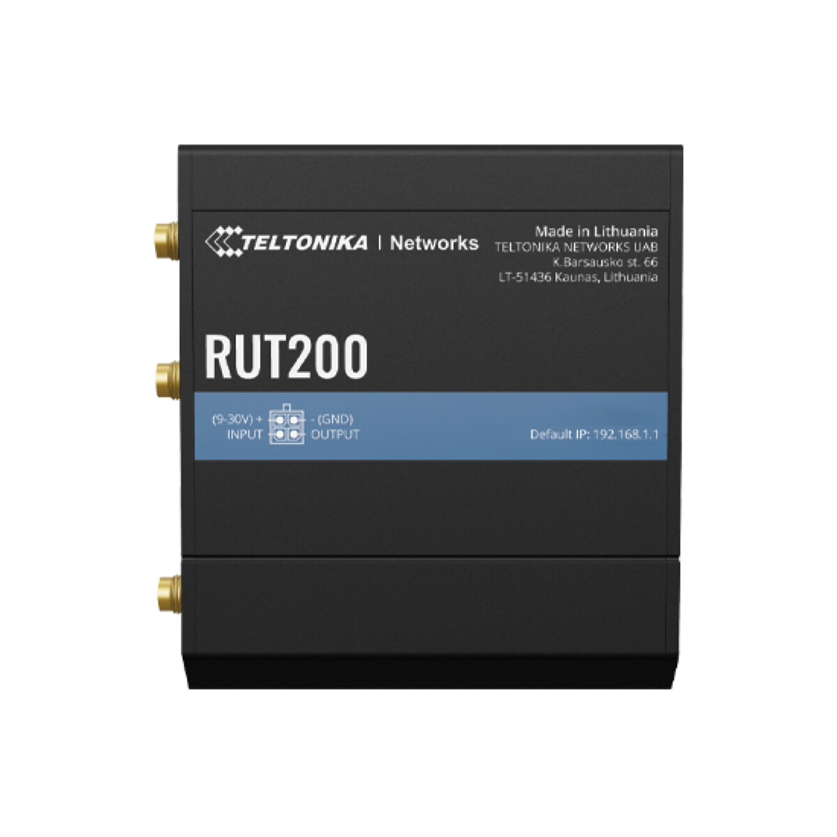 Teltonika RUT200 LTE Cat 4 Router, Wi-Fi 4, 1 x WAN (100 Mbps), 1 x LAN (100 Mbps)