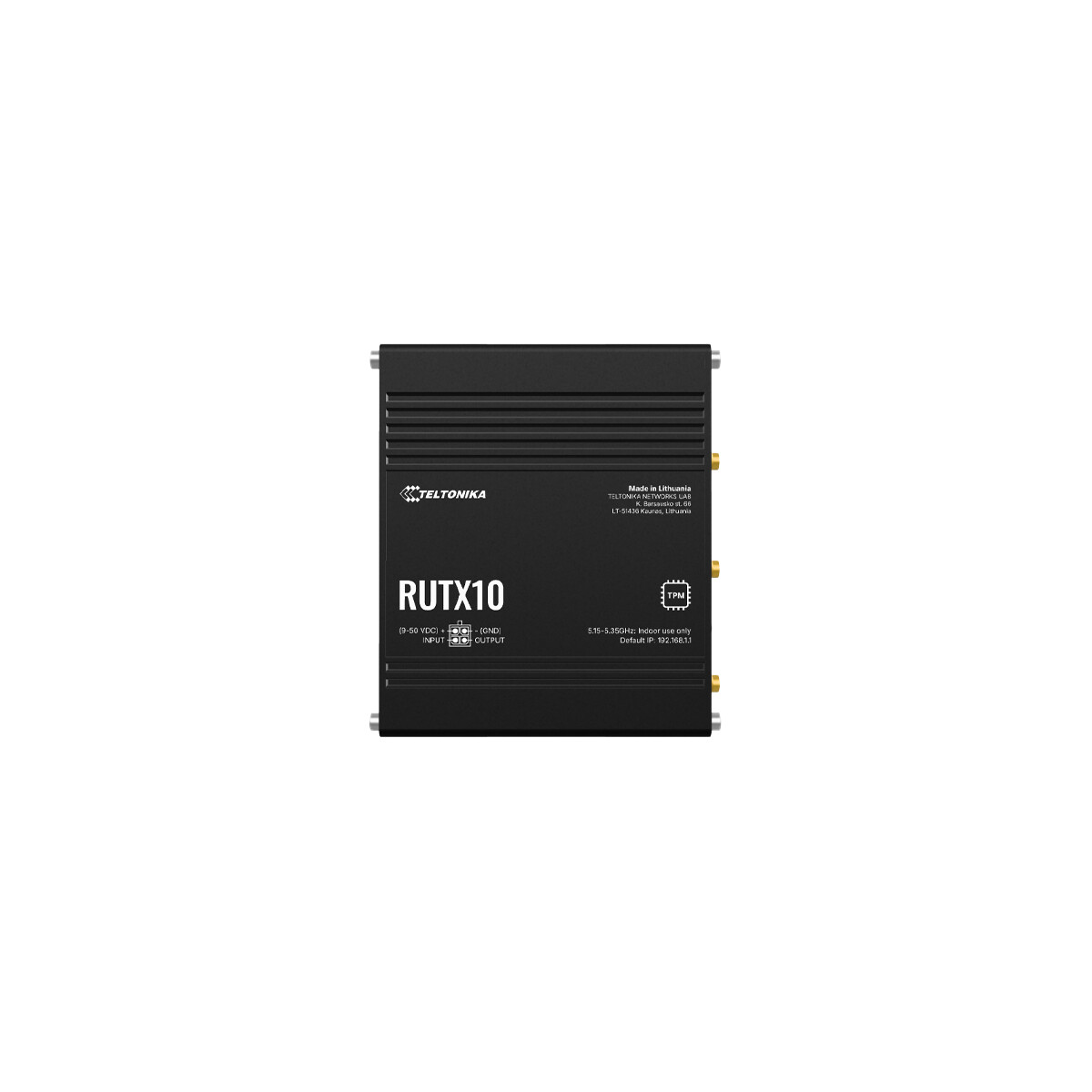 Teltonika RUTX10, Wi-FI 5, 1 x WAN(1 Gbps), 4 x LAN(1 Gbps), BLE,VPN